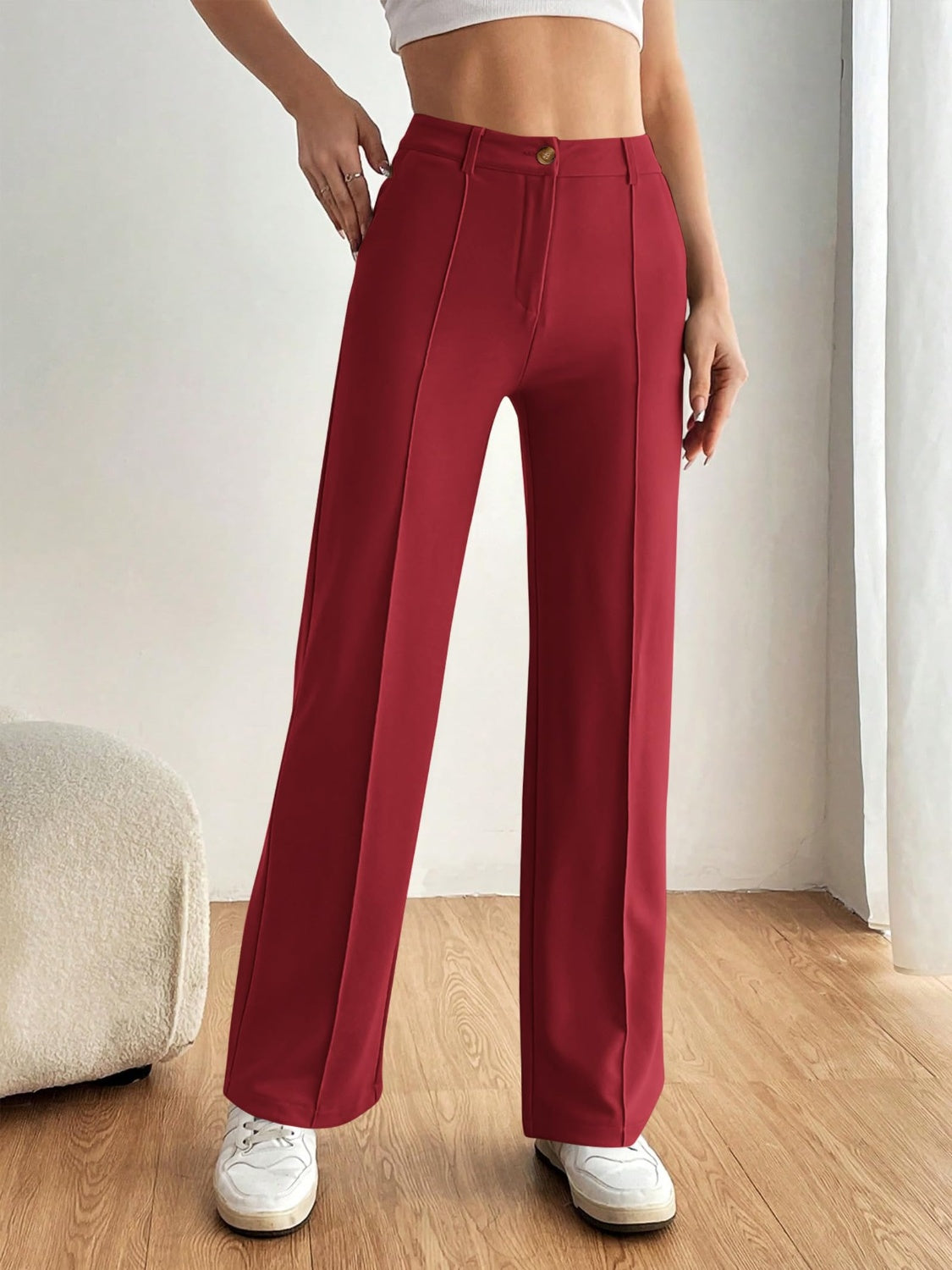 High Waist Wide Leg Pants