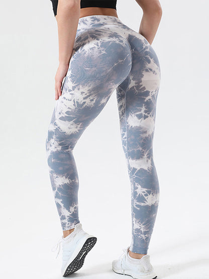 Tie-Dye High Waist Active Leggings