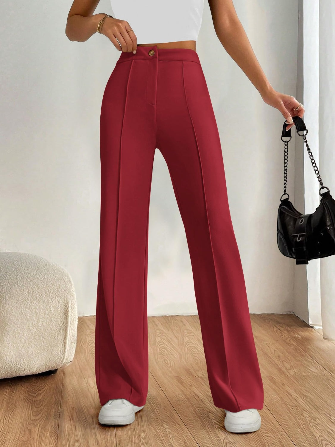 High Waist Wide Leg Pants