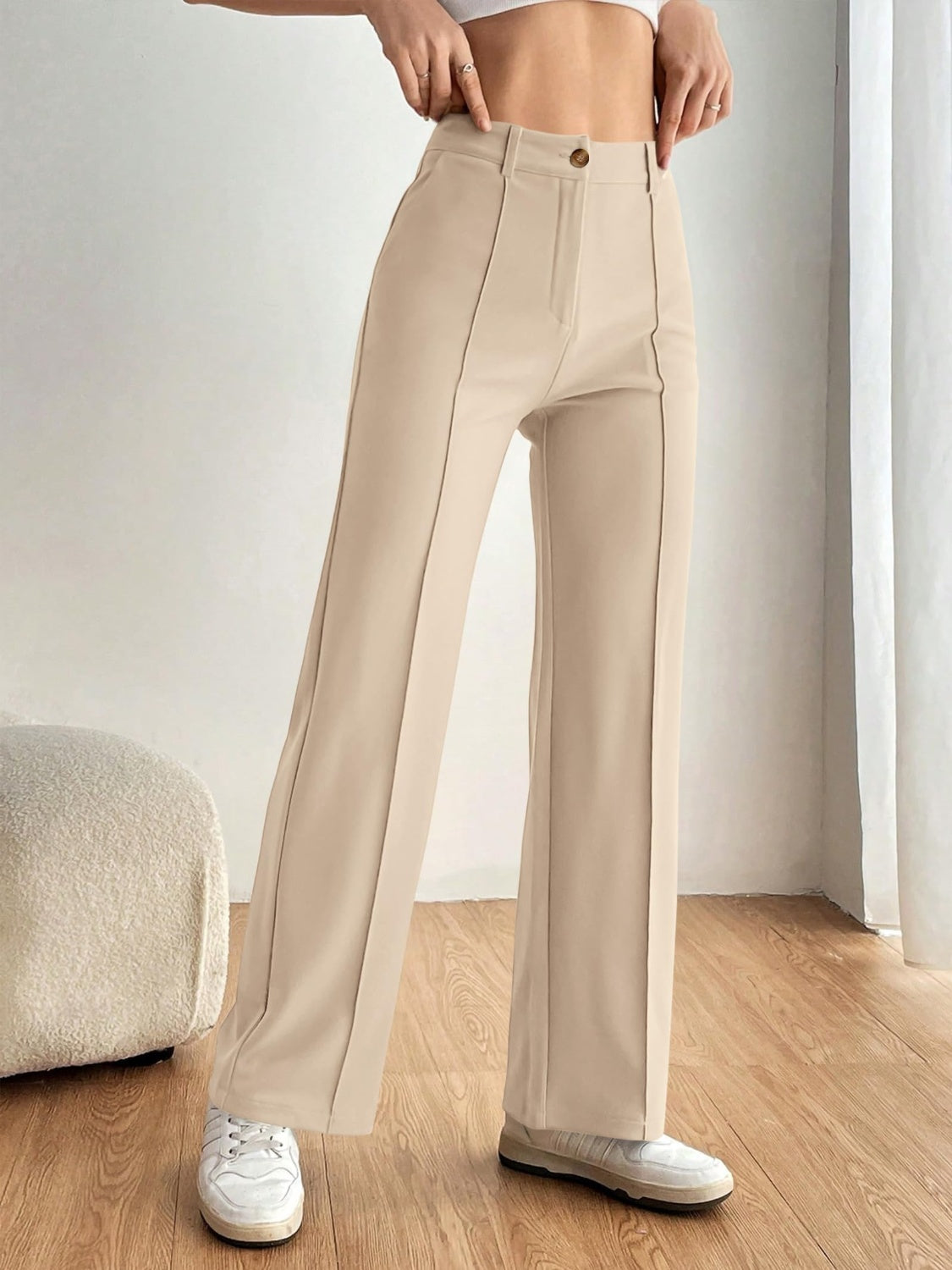 High Waist Wide Leg Pants